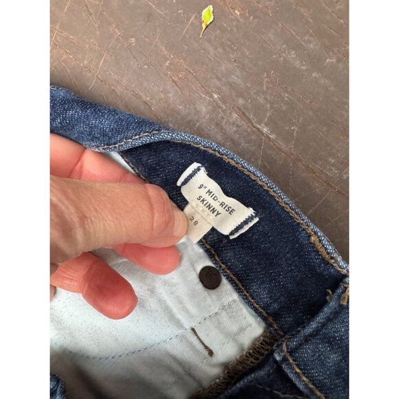 Madewell 9" Mid Rise Skinny Jeans Sz 28 - Picture 6 of 7